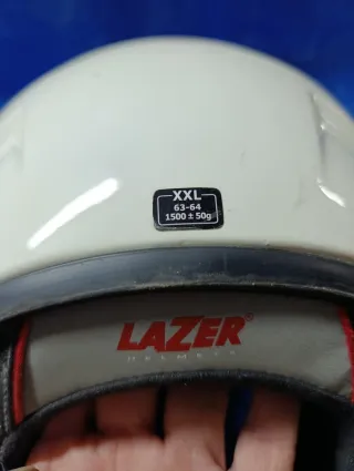 Casco Lazer Monaco Blanco Moto/Quad/ATV