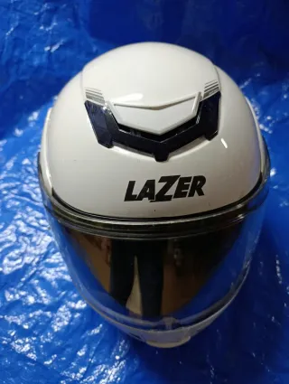 Casco Lazer Monaco Blanco Moto/Quad/ATV