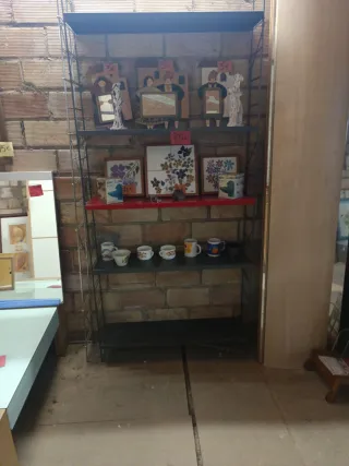 Mesa de centro madera haya y cristal