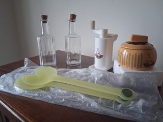Set Utensili Cucina Vetro e Plastica