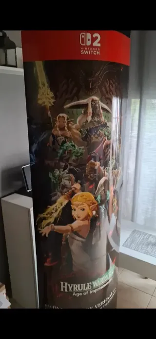 Expositor Kiosko Nintendo Switch Zelda Hyrule Warr