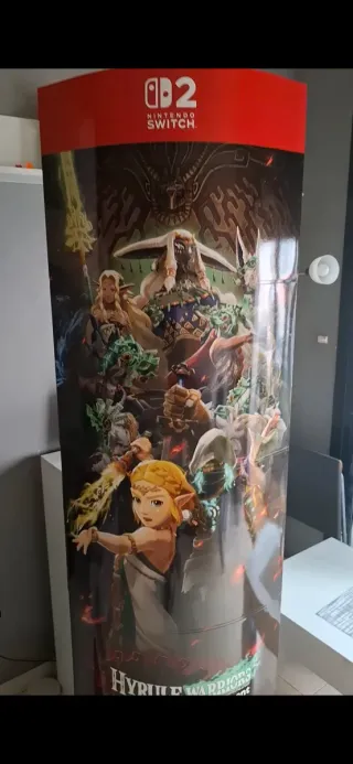 Expositor Kiosko Nintendo Switch Zelda Hyrule Warr