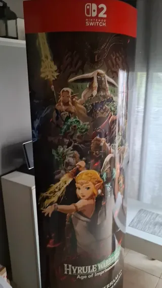 Expositor Kiosko Nintendo Switch Zelda Hyrule Warr