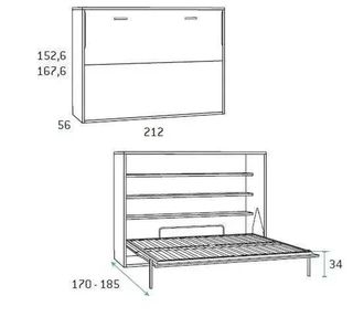 COMPOSICIÓN CON CAMA ABATIBLE RMBO