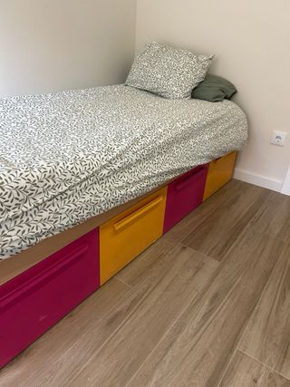 Cama individual, se regala colchon