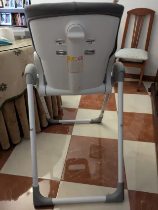 Trona Jane gris con funda estrellas