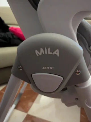 Trona Jane gris con funda estrellas