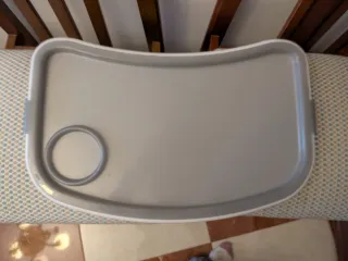 Trona Jane gris con funda estrellas