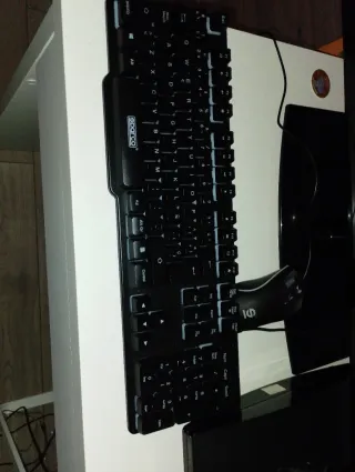 Teclado y Ratón Gamer Sparco Negro Con luz led