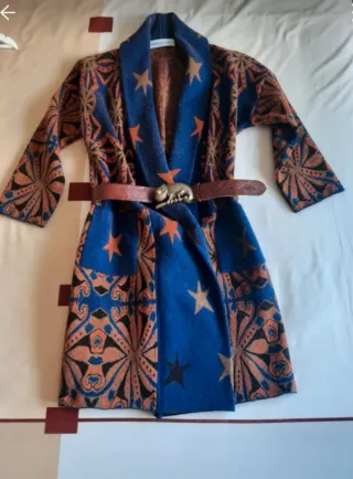 Abrigo Levita Estampado