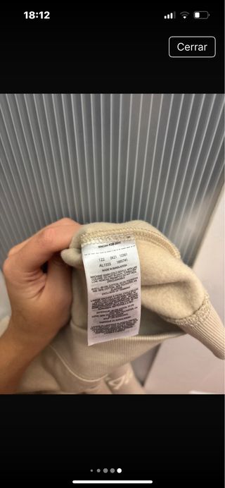 Sudadera Columbia Beige Talla XS