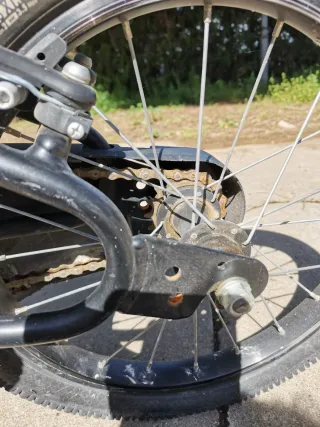 Bicicleta Infantil B'Twin Negra y Amarilla