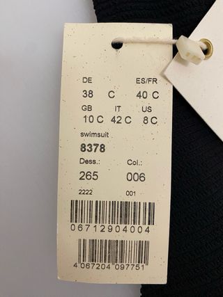 Costume intero Watercult nero