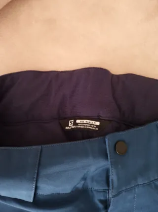 Pantalón de esquí Salomon azul