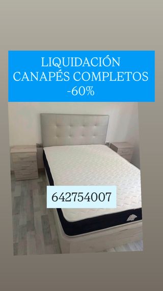 Liquidación Canapés Completos -60%