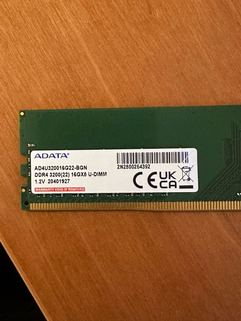 Memoria RAM ADATA DDR4 16GB 3200MHz
