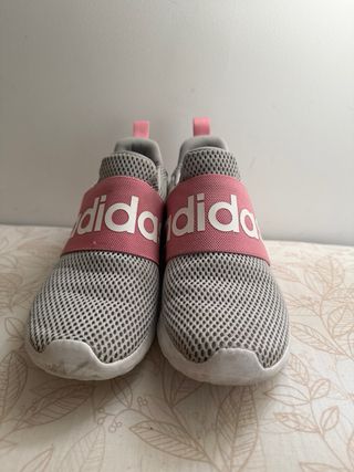 Zapatillas Adidas Gris y Rosa Talla 36