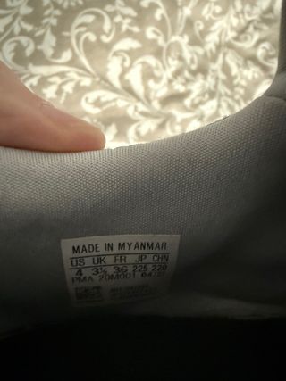 Zapatillas Adidas Gris y Rosa Talla 36