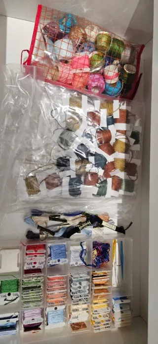 Lote Hilos Punto de Cruz Variados