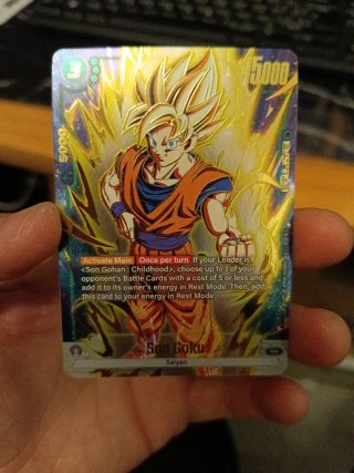 Carta Dragon Ball Super Son Goku FB02-086