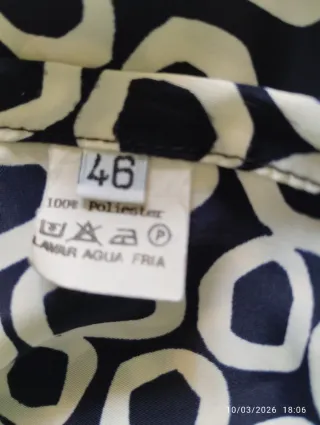 Falda larga estampada T.46