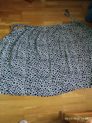 Falda larga estampada T.46