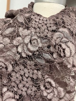 Tela de encaje color bronce 125x95cm