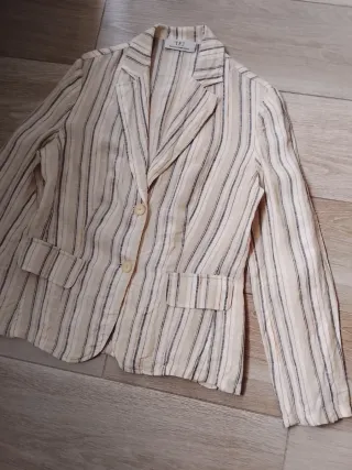 Blazer Donna TFJ Lino Beige TgM