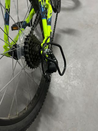 Bicicleta infantil Rockrider 20 Neón como nueva.