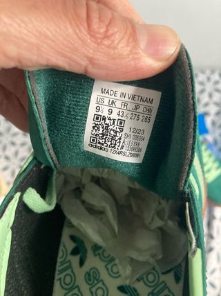 Adidas Handball Spezial Verde Talla 43 1/3 Nuevas