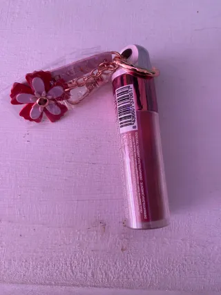 Brillo de labios y colorete con llavero