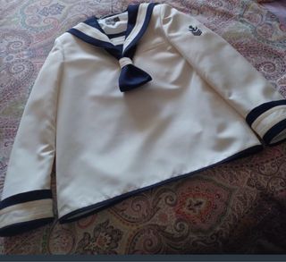 Traje Comunión Marinero Azul y Blanco