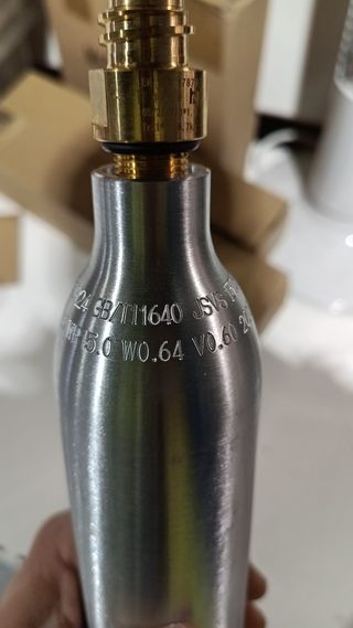 Lotes Bombonas CO2 0.4 Kg / 0.6 L gasificadora