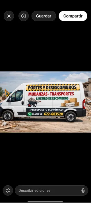 Portes y desescombro el económico