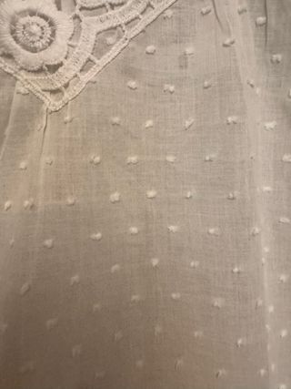 Blusa blanca Sfera encaje talla L