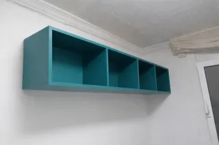 Habitacion infantil modular blanco y verde