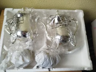 Juego de café y té plateado