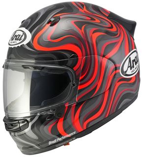 Casco ARAI Quantic Swirl  rojo