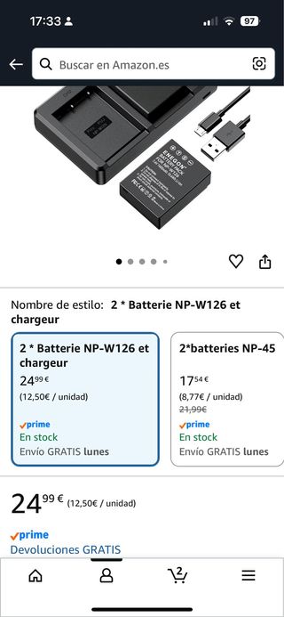 Fujifilm X-T50 como nueva (Agosto 2024)