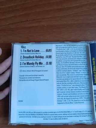 CD 10cc 3 Track Old Gold