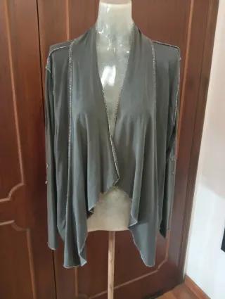 Giacca Pittarello con lurex argento