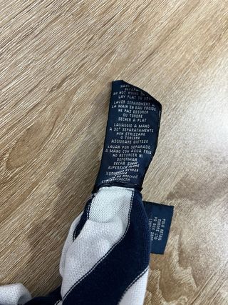 Jersey Rayas Ralph Lauren Azul Blanco