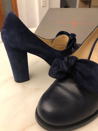 Zapatos Rebeca Sanver Mujer Azul