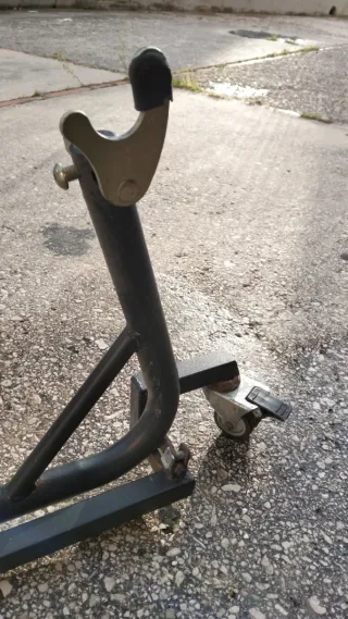 Caballete Profesional Moto Acero Zincado
