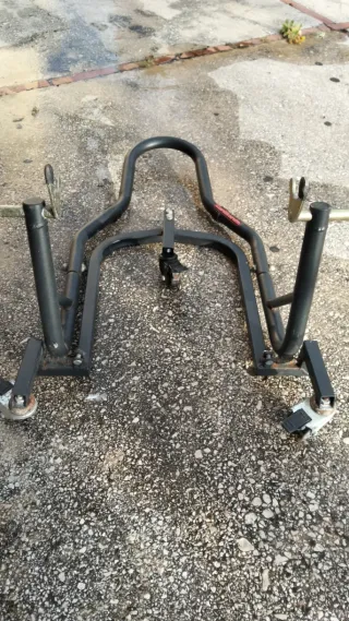 Caballete Profesional Moto Acero Zincado