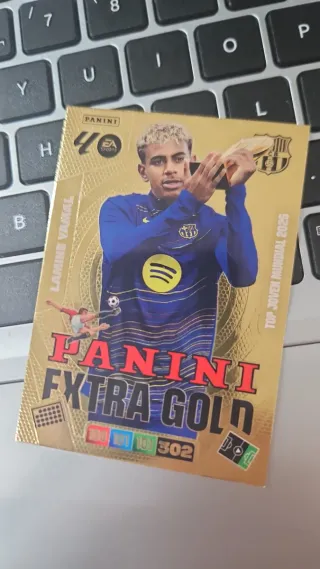 Cromo Lamine Yamal Panini Extra Gold 25/26