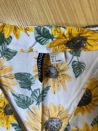 Vestido estampado girasoles