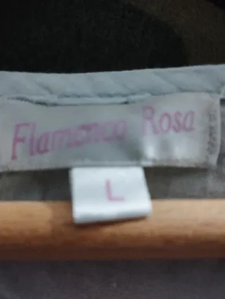 Vestido boho azul con encaje talla L