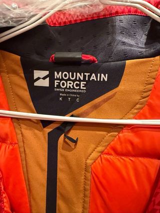 Chaqueta esquí Mountain Force Negra y Roja