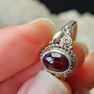 Anillo Plata 925 con Granate